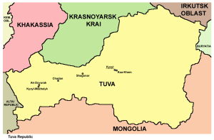 Tuva, map